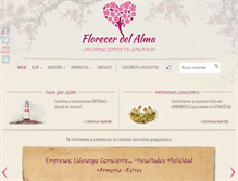 Tablet Screenshot of florecerdelalma.com